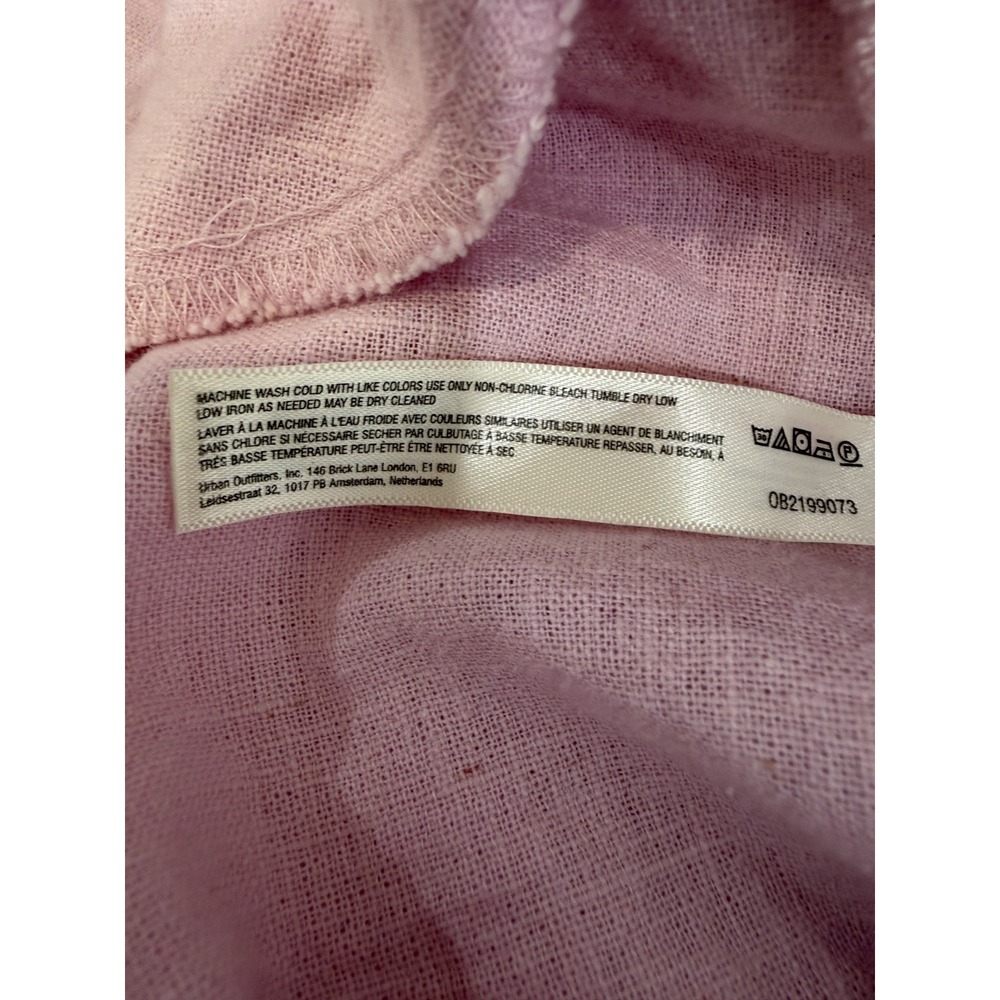 Free People Free-est Cielo Blouse Linen Cotton Blend Tunic/Dress in Pink size S - Picture 12 of 13